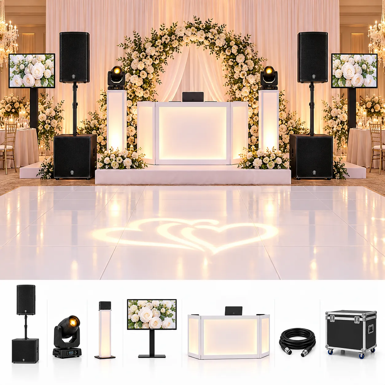 Dancefloor Package — 300 Guests
